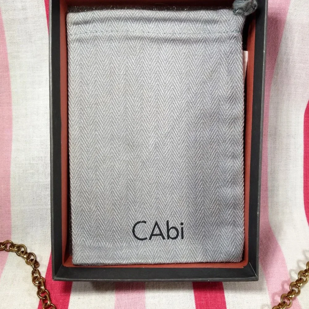Stunning Vintage cabi Fall 2015 3pc Tile Coin Silver & Gold Necklace in Box! ♥ - Picture 8 of 15